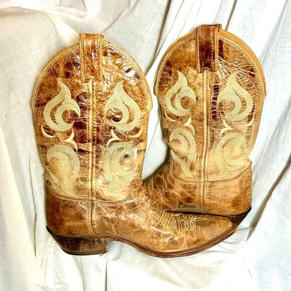 Justin Bent Rail Western Boot Style BR103 Sz W 8.5 B, M 10 B - Picture 6 of 7